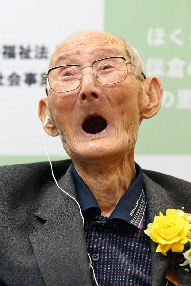 Le plus vieil homme du monde, Chitetsu Watanabe, décède à 112 ans