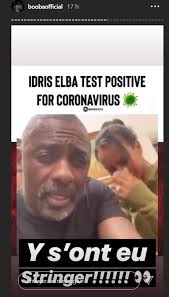 Idriss Elba testé positif au Covid 19: Booba réagit-Photos