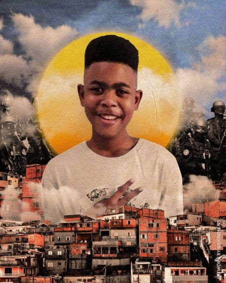 Brésil : un garçon de 14 ans tué par la police, plus de 70 traces de coups de feu retrouvées sur le lieu de l’incident (photos)