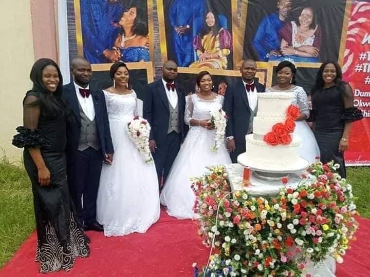 Nigeria: Des frères triplet épousent des sœurs triplées dans l'État d'Enugu-(Photos)