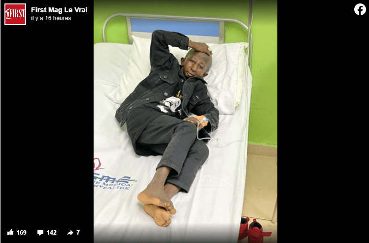image 3 - People : Grand P à l’hôpital après une nuit passée avec Eudoxie Yao – Photo