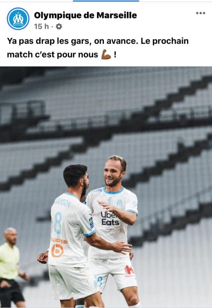 L’Olympique de Marseille adopte le langage Nouchi ! – photos