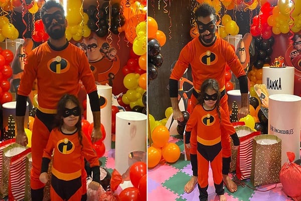 Mohamed Salah Se Deguise En Super Heros Pour Celebrer L Anniversaire De Sa Fille Photos