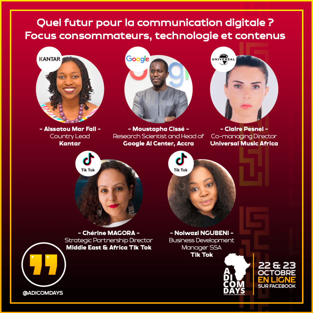 4ème édition des ADICOMDAYS : ''quel futur pour la communication digitale en Afrique ?"