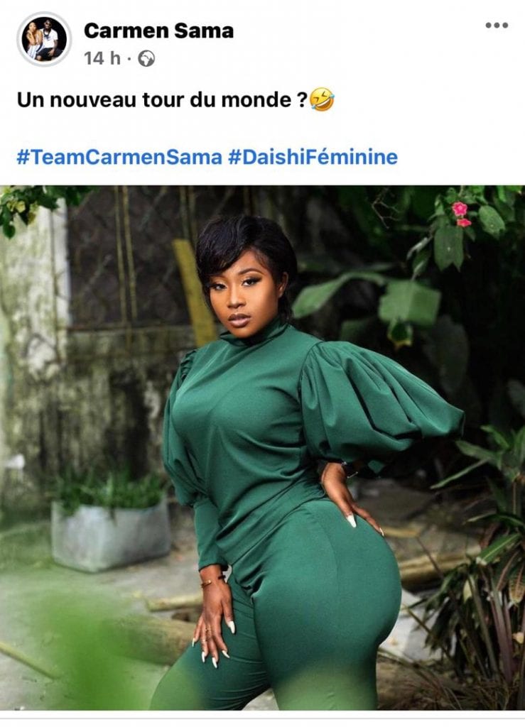 Carmen Sama veut de nouveau s'attirer la foudre des internautes ?